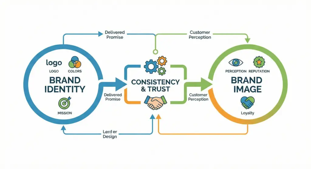 brand identity vs brand image ()