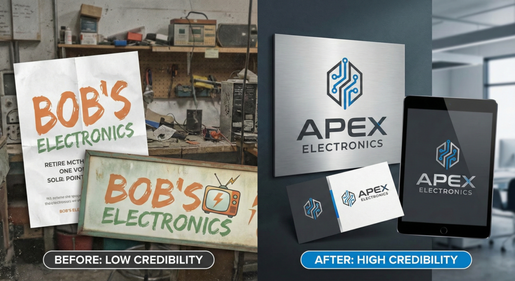 How a Professional Logo Impacts Brand Credibility 1 Professional Logo Impacts Brand Credibility