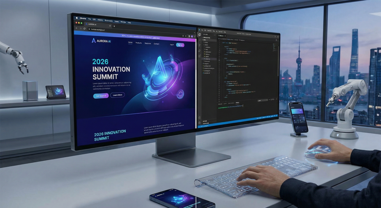 website design vs development