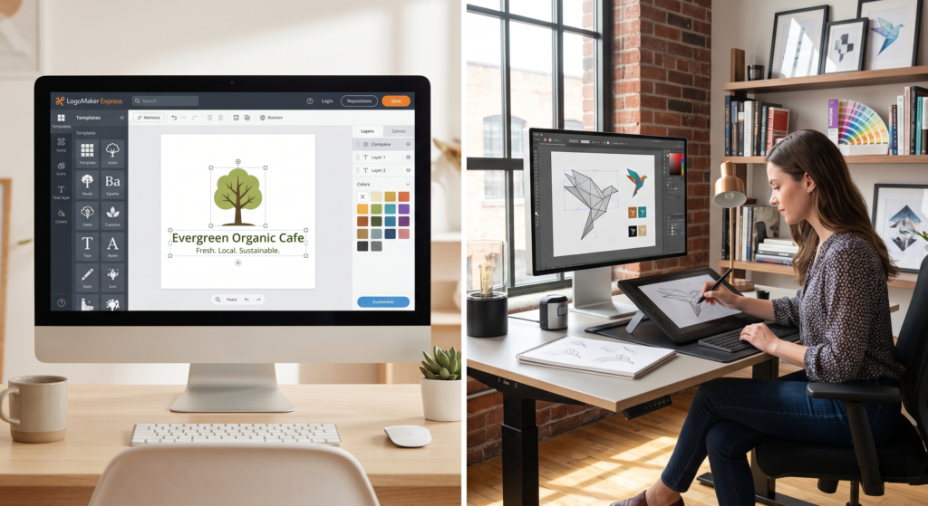 DIY Logo Design Tools vs Hiring a Professional Designer
