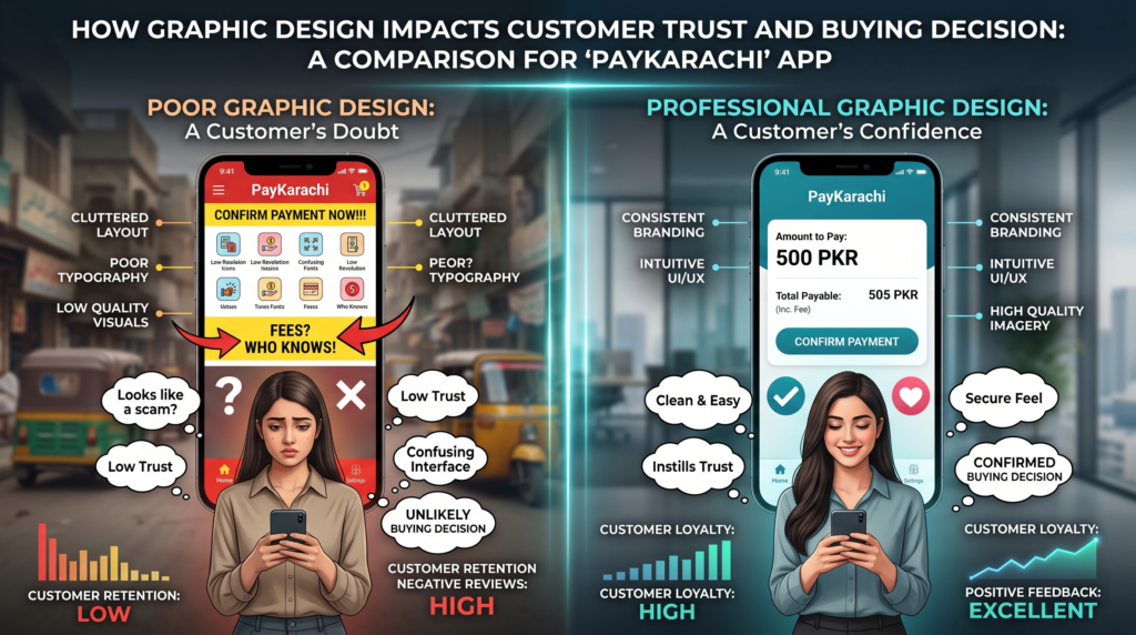 How Graphic Design Impacts Customer Psychology & Buying Decisions
