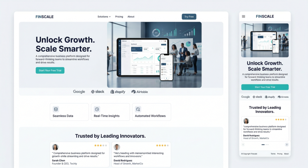 Landing Page Design Tips That Increase Leads ( Guide for Businesses)