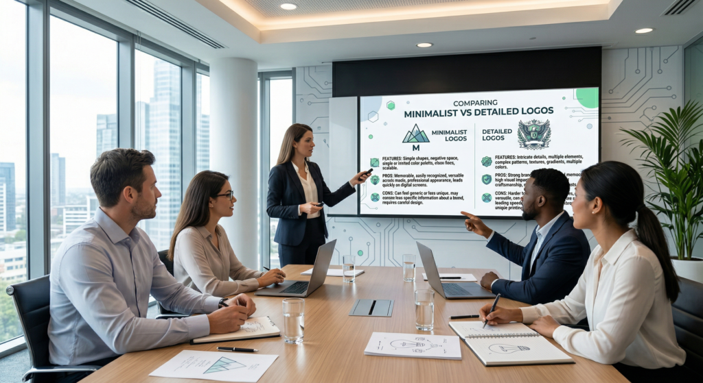 Minimalist vs Detailed Logos: Which Works Best for Your Business in 2026? 1 Minimalist vs Detailed Logos Which Works Best for Your Business in