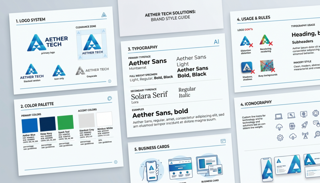 How to Create a Brand Style Guide (With Structure)