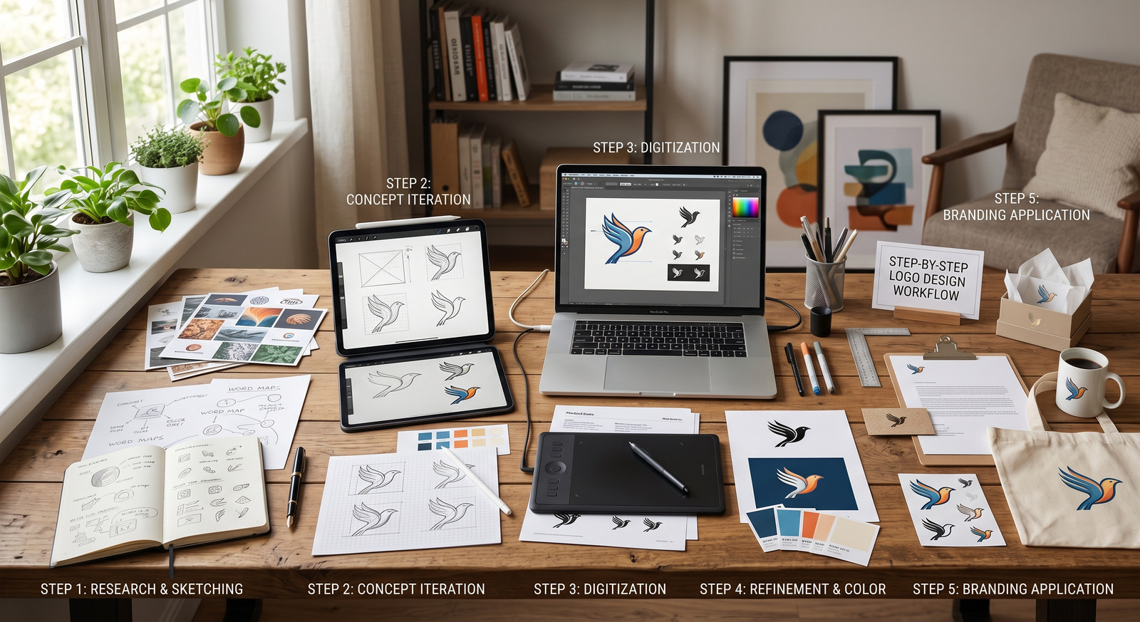 Logo Design Process: Step-by-Step Guide from Concept to Final Design (2026) 2 Logo Design Process Step by Step Guide from Concept to Final Design