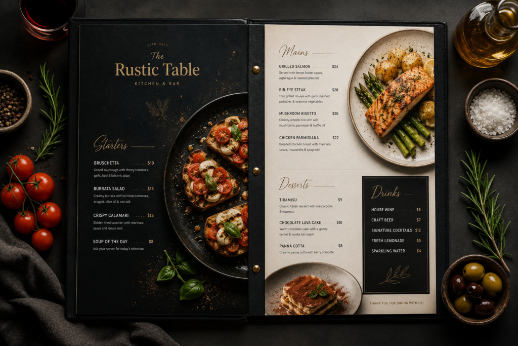 Restaurant Graphic Design Ideas That Attract More Customers ()